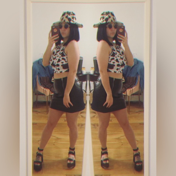 🟢BOGO FREE🟢 Two Tone Fedora Hat 🐮 - Picture 6 of 7